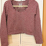 Wallflower Size XL Insta Smooth slimming long sleeve checked top Red Photo 0