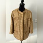 Chico's Elegant Gold Sequin CHICO’ S Jacket☀️☀️☀️ Photo 1