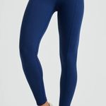 Year Of Ours - Ribbed Football Leggings Navy Athletic Gym Running Workout Pants Photo 0