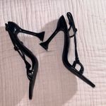 H by Halston Halston Size 8 Black Strappy Heels Photo 4