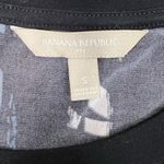 Banana Republic  Long Sleeve Black Blue Cream Abstract Print Women’s Dress size s Photo 5