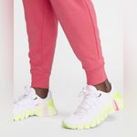 Nike NWT Women's Dri-FIT One French Terry High-Waisted 7/8 Joggers Pink M Photo 3