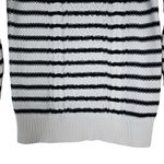 Gap  Womens XS Cable Knit Crew Neck Striped Sweater Photo 5