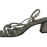 Vintage Slippers Womens Size 8.5 House Shoes Silver Heel Strap Dearfoam Photo 0