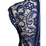 B Darlin  Mock Neck Illusion Lace Bodycon Dress Juniors 13/14 Women’s‎ Large Photo 9