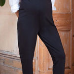 Seraphine Maternity & Nursing Jumpsuit Ponte Knit Front Zip Black Size undefined Photo 0