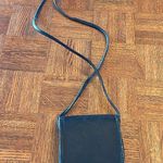 Vintage HOBO brand fold over leather Crossbody Black Photo 1