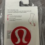 Lululemon Daily Stride Ribbed Crew Socks M L Cotton Blend Medium Cushion 2 Pair Photo 3
