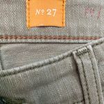 Pilcro and the Letterpress  Serif Green Zipper Skinny Jeans Photo 6