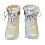 Skechers  OFF WHITE "STREET MILLION WILD INTUITION" WEDGE HEEL BOOTIES (8) Photo 0