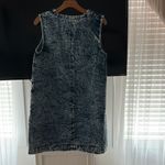 Who What Wear acid wash denim dress with pockets size Medium Photo 2