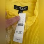 J.Crew Short-sleeve mini shirtdress organic cotton poplin boho NWT XXS *FLAW Photo 10