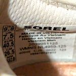 Sorel  Womens 9.5 Shoes Impact Kenetic II White Black Athletic Slip On Sneakers Photo 8