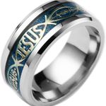 Stainless Steel Christian Jesus Stainless Steel Band Size 11 Multiple Photo 4