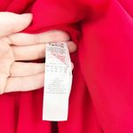 Pretty Little Thing NWT  Womens Bodycon‎ Corset Detail Ruched Midi Dress Size 4 Red Photo 7