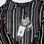 Yumi Kim It Takes Two Stunner Striped Crop Top Blouse Women’s XXS Photo 5