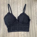 Windsor  Black Lace Bustier Bra Photo 1