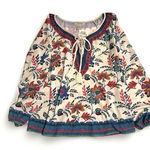 Flying Tomato Flying‎ Tomato Medium Floral Shirt Boho Artsy Whimsigoth Comfort Photo 0