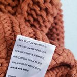 Free People Terracotta My Only Sunshine Chunky Knit Sweater Photo 3