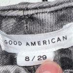 Good American Women’s Grey Slim Strait Jean High Rise Slit 8/29 Photo 6