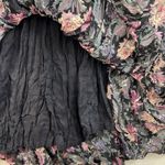 Y2K Style M Medium Skirt Maxi Boho Peasant Whimsy Fairy Layered Cottagecore Black Photo 6