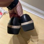 FitFlop  Siren Black Leather Espadrille Slip-Ons size 6.5 Photo 3