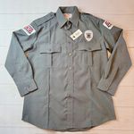 NWT - National Patrol - Men’s ACTS Security Officer Long Sleeve Uniform Shirt - Size 15/3. Photo 0