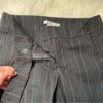 Y2K Striped Dress Pants Black & Blue Size undefined Photo 4