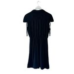 Anthropologie  Maeve Carlotta Ruched Shirt Minimalist Dress Black SZ XS #2257 Photo 6