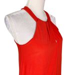Cynthia Steffe  Emerson Sleeveless Halter Dress S Small Red Persimmon Photo 7