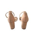 Schutz  Sandals Womens Size 7 Tan Suede Ankle Strap Block Heel Photo 4