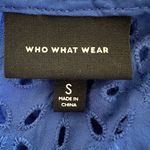 Who What Wear  Blue Eyelet Women's Dress (820) Photo 12