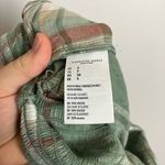 American Eagle  NWT Green Plaid Smocked Jumpsuit Photo 7