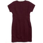 Lark & Ro Red V Neck Dress 12 Minimalist Quiet Luxury Career Dark Romantic Photo 1