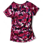 Calvin Klein  Floral Print Short‎ Sleeve T-Shirt Womens Photo 0