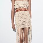 ZARA Crochet Skirt Photo 5