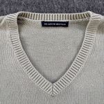 Brandy Melville Light Green Oversized Knit Sweater V Neck One Size Photo 2