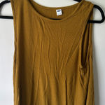 Old Navy Yellow Ribbed Sleeveless Tank Top Photo 0