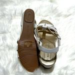 Bandolino  Womens White Wedge Heel Strappy Slingback Sandal 8.5 M.  B84 Photo 6