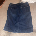 Anthropologie Level 99 Denim pencil skirt Blue Size 26 Photo 1