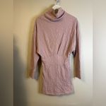 Free People Textured Mini Dress XS Dusty Rose Pink Body Con Hot! Photo 3