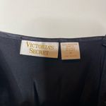 Victoria's Secret Vtg Victoria’s Secret Gold Label Black night Gown Slip lace Dress M Long Silky Photo 1