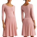 Ralph Lauren Lauren  Pink Three-Quarter Sleeve Jersey Dress SP Photo 1