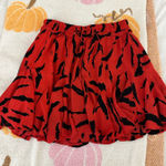 Boutique Skirt Red Size M Photo 0