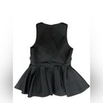 C/MEO COLLECTIVE  Deep V Peplum Top - sz S, New Photo 3