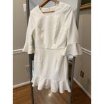Black Halo Brooklyn Sheath Mini Dress White Size 8 Photo 2