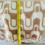 Nicole Miller Tan and Cream Knit sweater dress mid century vibes New women XS Photo 6