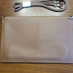 đź’•LANCASTER PARISđź’• Leather Envelope Clutch Xbody Photo 2