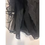 Victoria's Secret Victoria’s Secret Black Strappy Tulle Lace Nightie Lined Size Medium Babydoll Photo 3