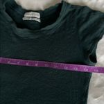 Urban Outfitters Forest Green Waffle Knit Tee Photo 4